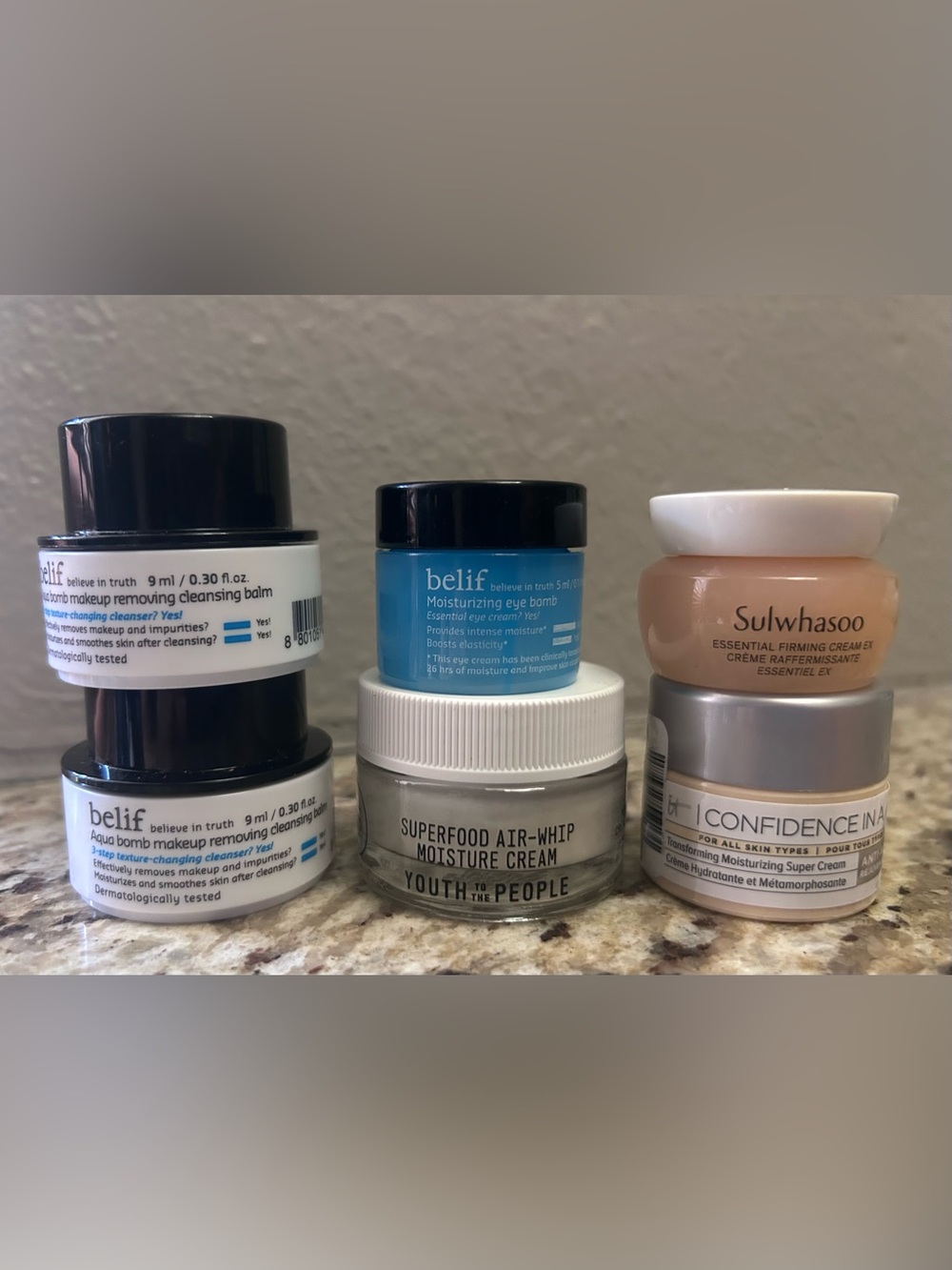 6 MINI Skincare Items. 5ml to 15ml